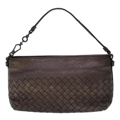 Tweedehands Bruin Leren Bottega Veneta Tas Bottega Veneta Vintage , Brown , Dames