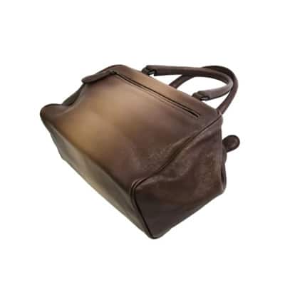 Tweedehands Bruin Leren Bottega Veneta Tas Bottega Veneta Vintage , Brown , Dames