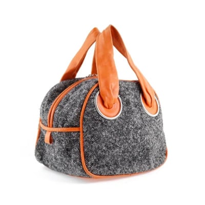 Tweedehands Grijze Wol Bottega Veneta Tas Bottega Veneta Vintage , Gray , Dames