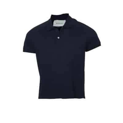 Tweedehands Marineblauwe Katoenen Gucci Shirt Gucci Vintage , Blue , Dames