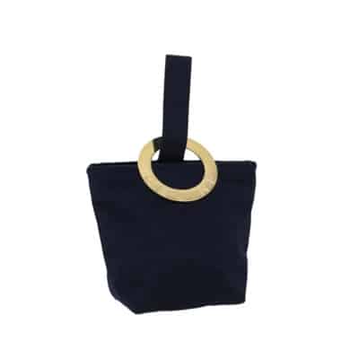 Tweedehands Marineblauwe Nylon Celine Tas Celine Vintage , Blue , Dames