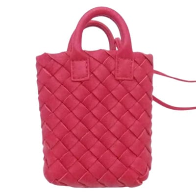 Tweedehands Rode Leren Bottega Veneta Tas Bottega Veneta Vintage , Red , Dames