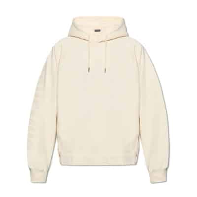 Typo hoodie met logo Jacquemus , Beige , Heren