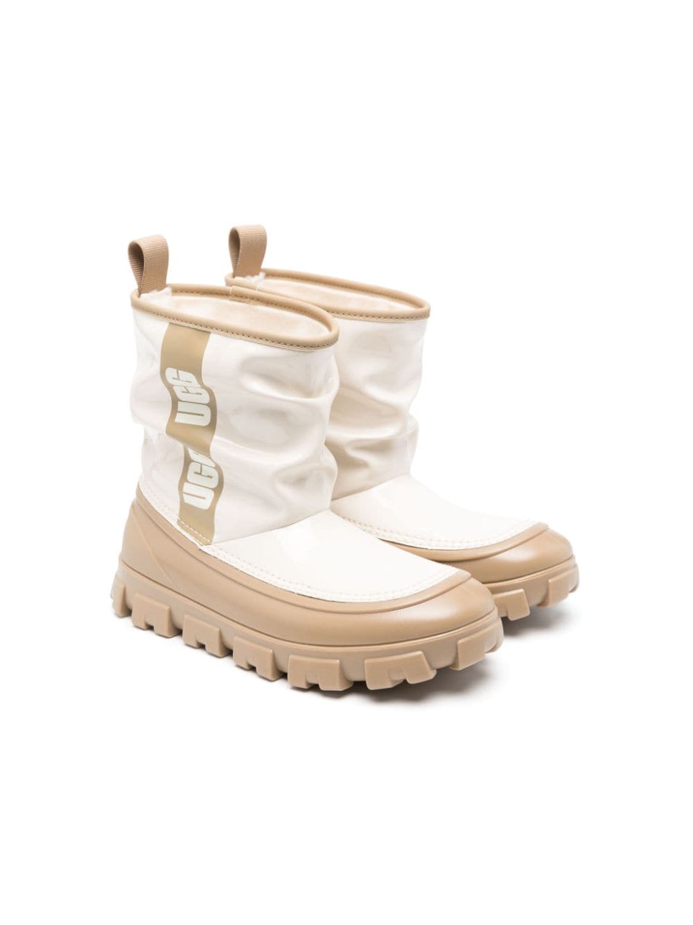 UGG Kids Classic Brellah enkellaarzen - Beige