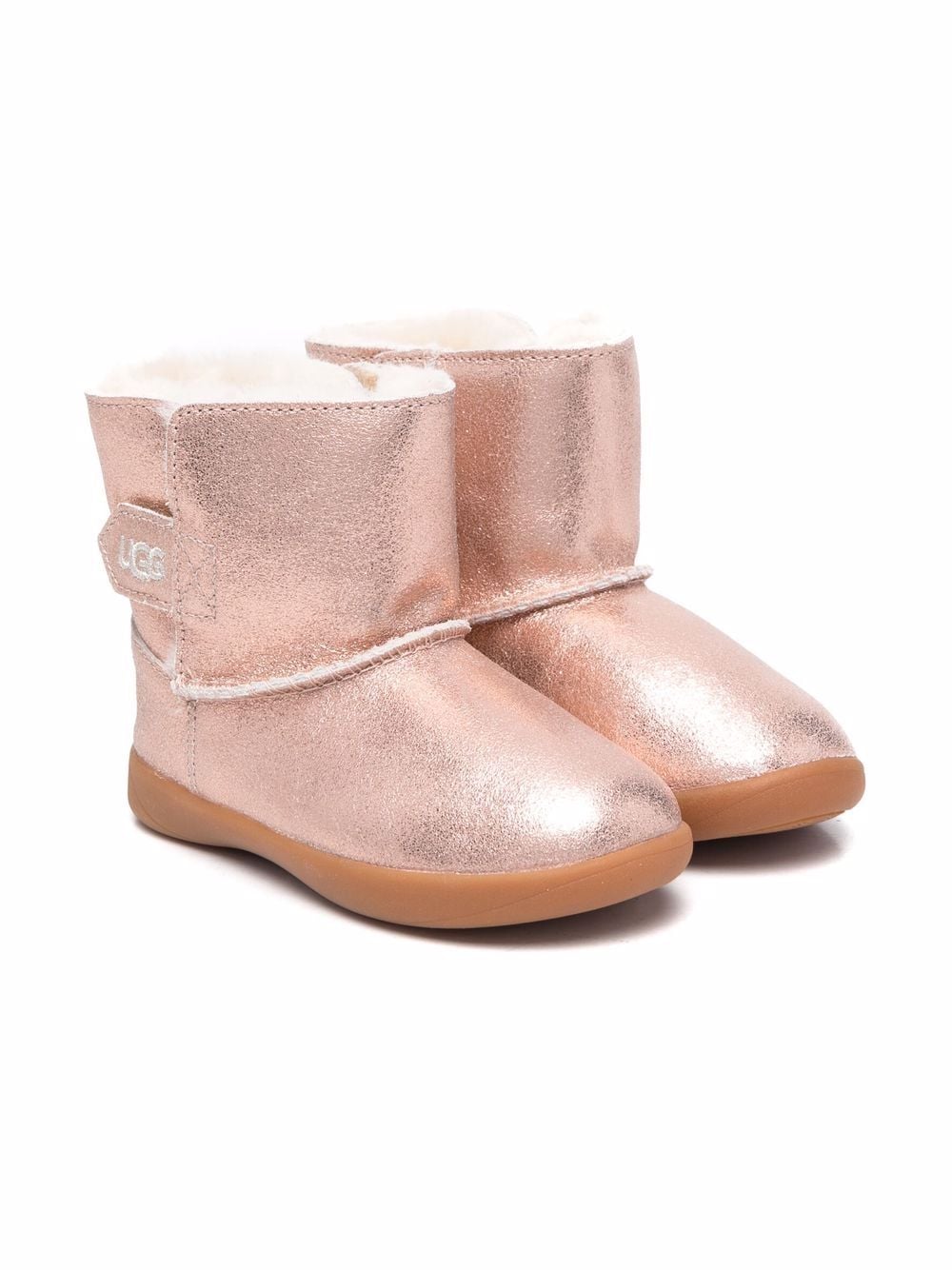 UGG Kids Metallic enkellaarzen - Roze