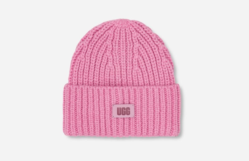 UGG® Chunky Rib Beanie for Kids, Size OS