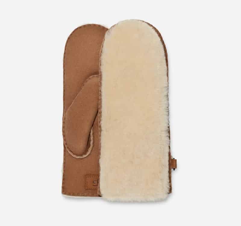 UGG® Want met zichtbare sheepskin in Brown, Maat L/XL, Shearling