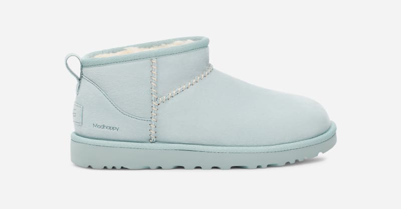 UGG® X Madhappy Ultra Mini in White, Maat 48.5, Leder