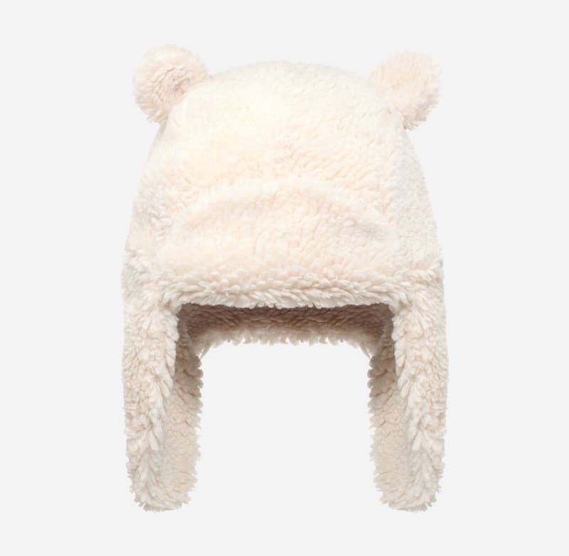 UGG® fluff Trapper Hat in Nimbus, Size 2/4 YRS