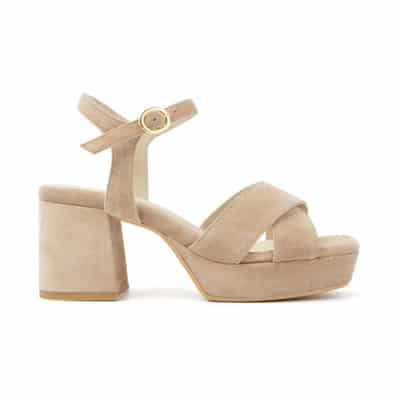 VIA VAI Sandalen met hak Via Vai , Beige , Dames