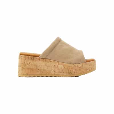 VIA VAI Sandalen zonder hak 58058 Sissel Ryde Via Vai , Beige , Dames