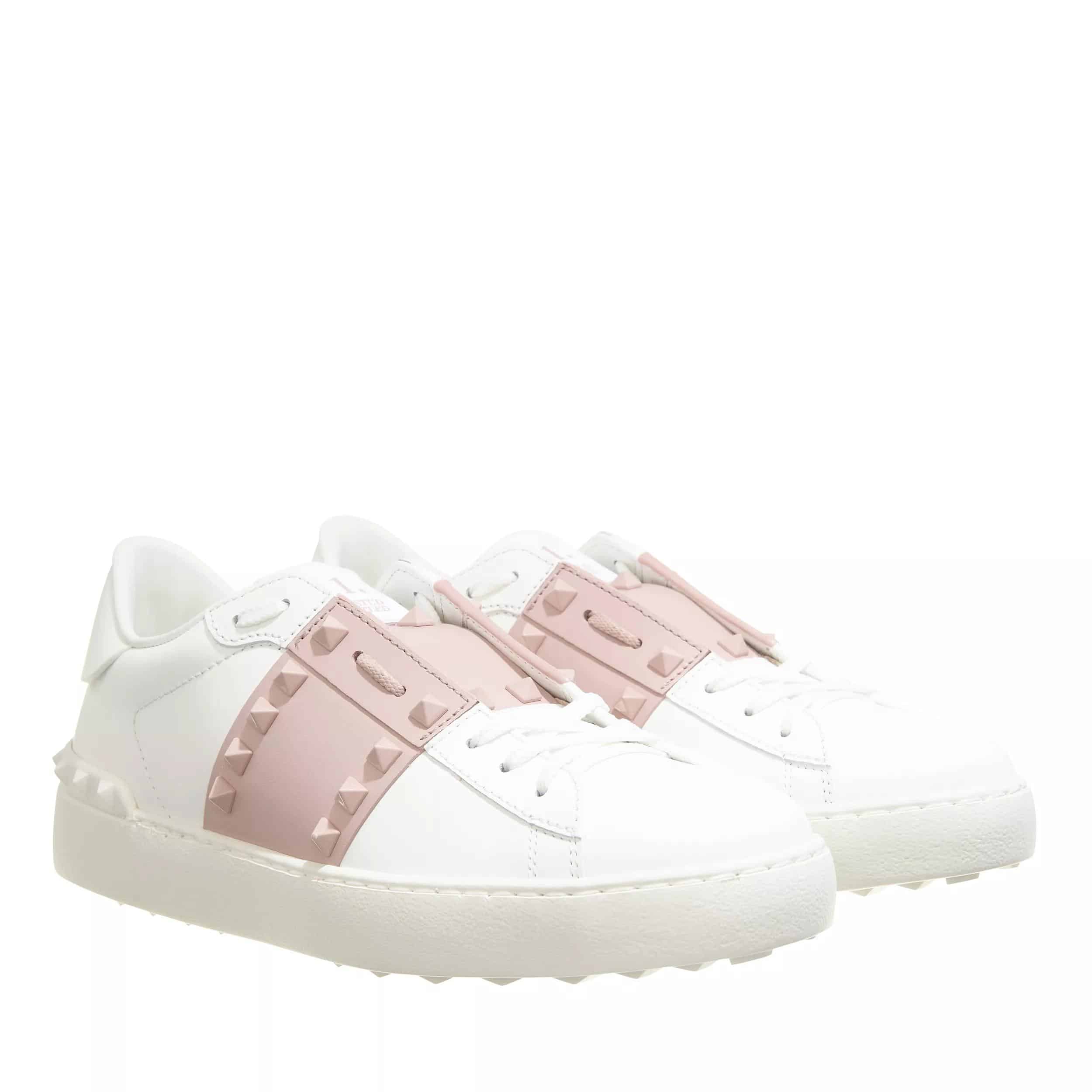 Valentino Garavani Sneakers - Rockstud Low Top Sneakers in wit