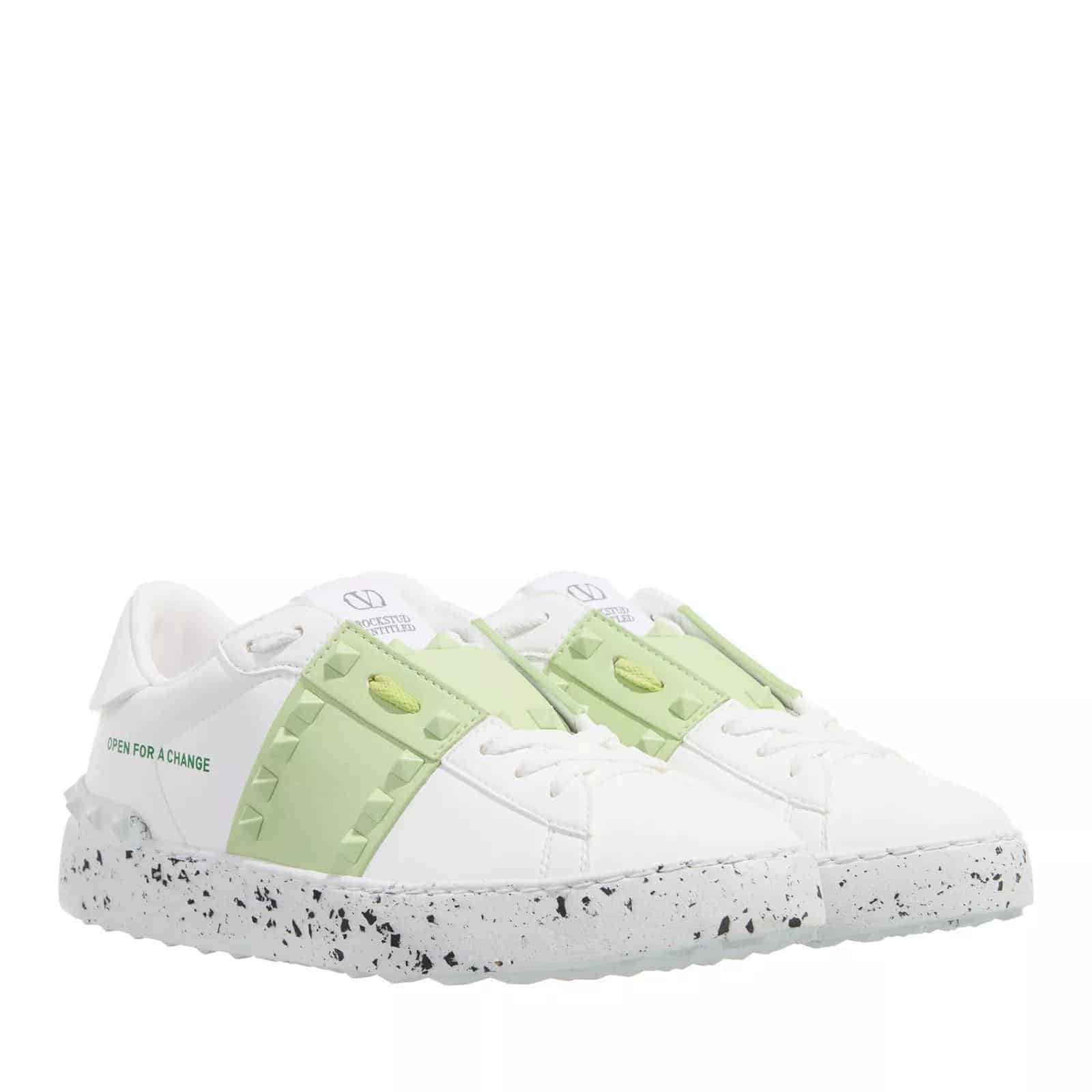 Valentino Garavani Sneakers - Sneaker Leather Rockstud in groen