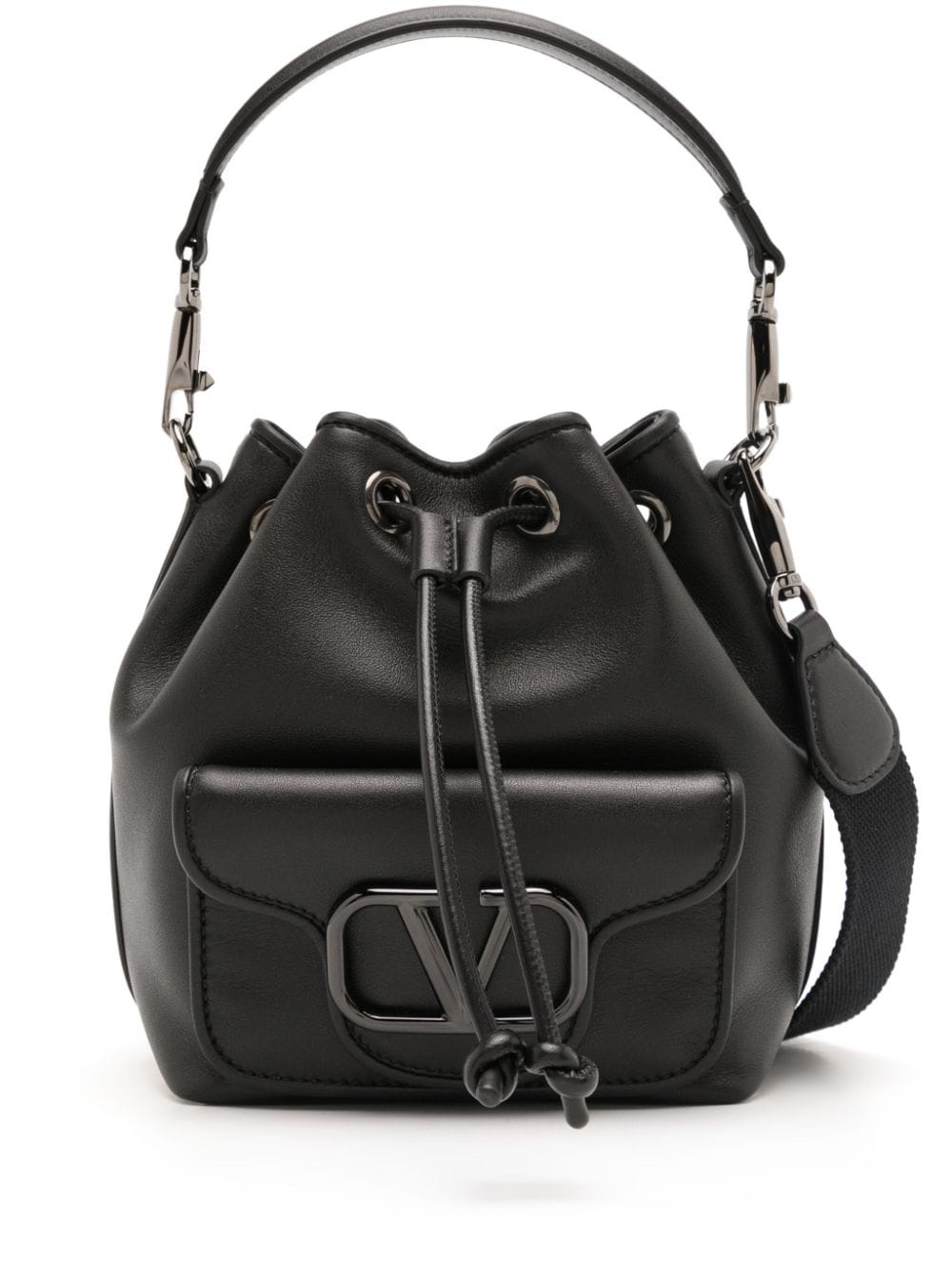 Valentino Garavani VLogo Signature bucket-tas - Zwart