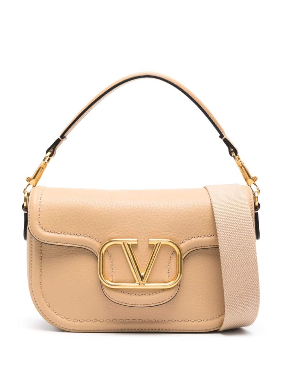 Valentino Garavani VLogo leren tas - Beige