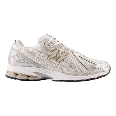 Vernieuwde Stijl: 1906R Wit & Regenwolk met Zilver Metallic New Balance , White , Dames