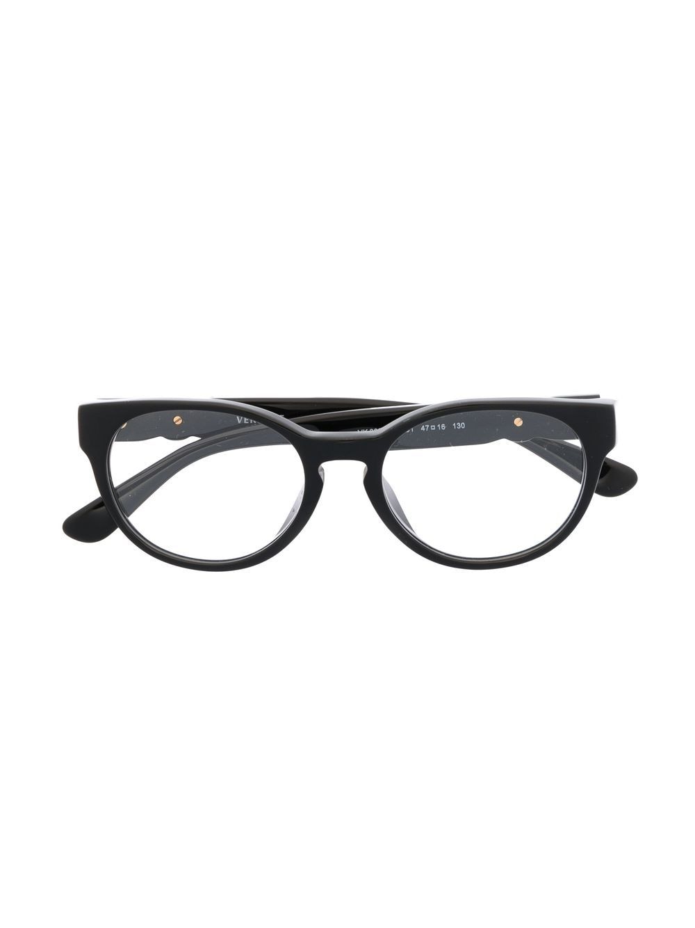 Versace Eyewear Bril met rond montuur - Zwart