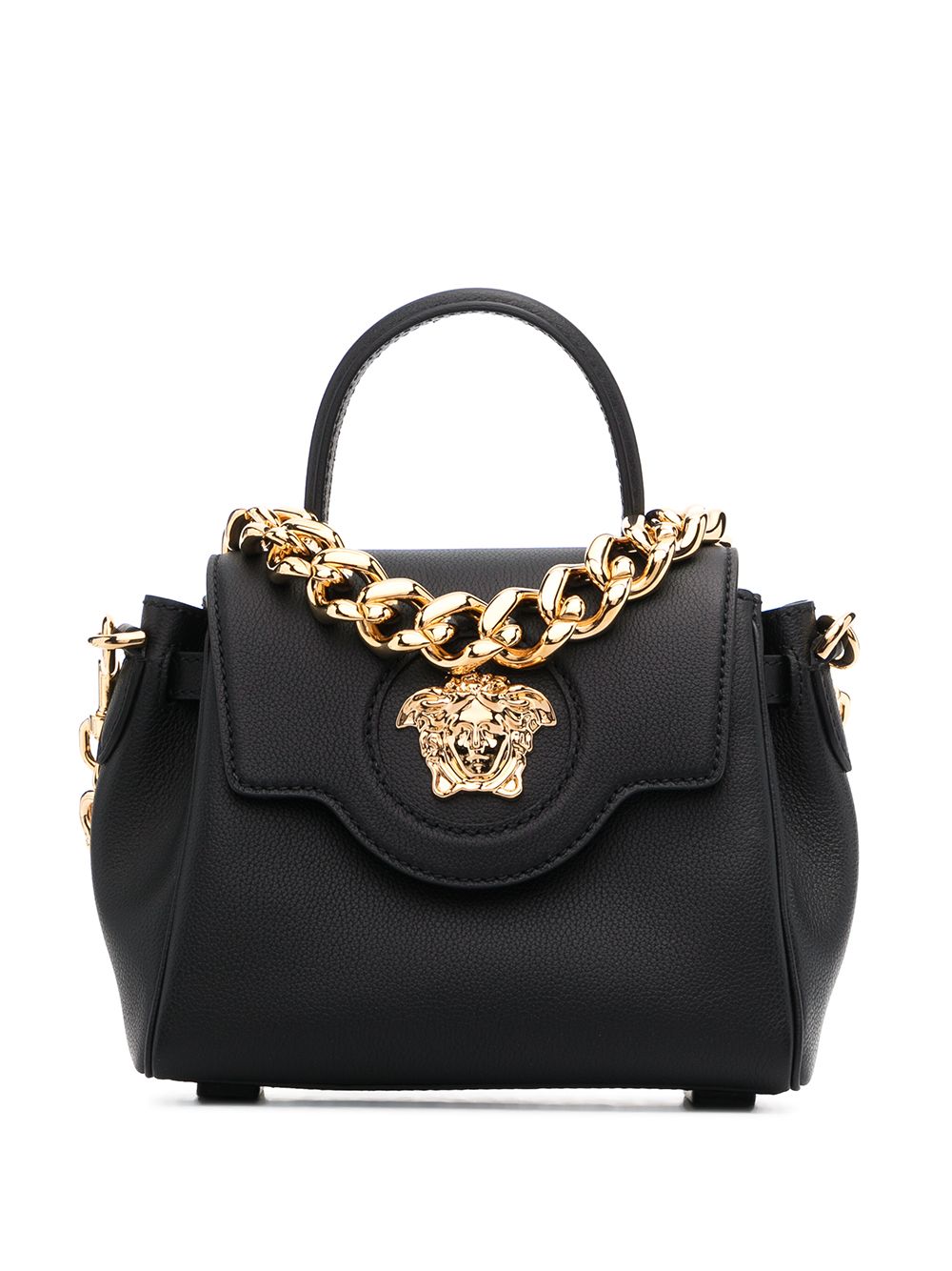 Versace La Medusa tas met handgreep - Zwart