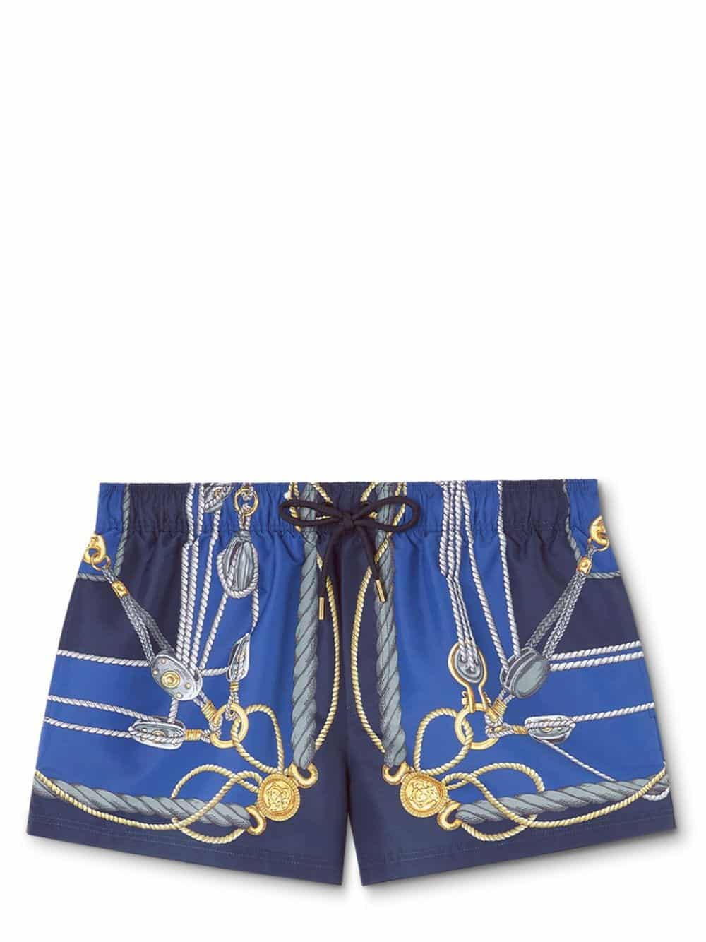 Versace Zwembroek met print - Blauw