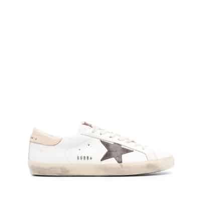 Verweerde Leren Sneakers Golden Goose , Multicolor , Heren