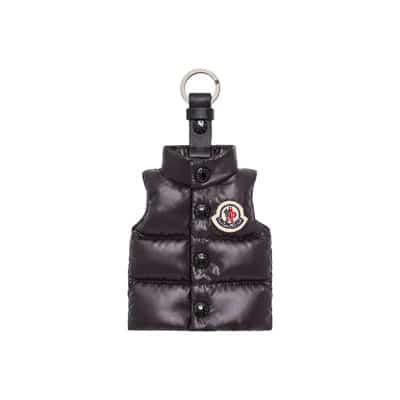 Vest Sleutelhanger met Iconisch Ontwerp Moncler , Black , Unisex