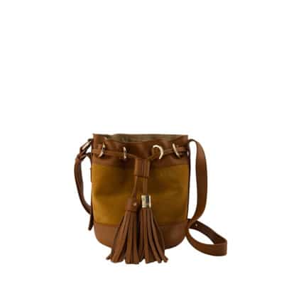 Vicki Crossbody Tas - Leer - Caramello See by Chloé , Brown , Dames