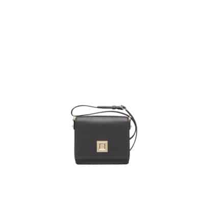 Vierkante leren crossbody tas Aw22 Max Mara , Black , Dames