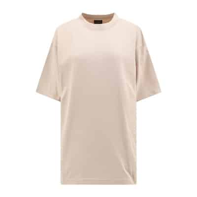 Vintage Beige T-Shirt Balenciaga , Beige , Dames