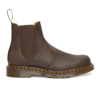 Vintage Bruine Leren Laarzen Dr. Martens , Brown , Heren