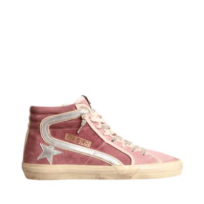 Vintage Paarse Suède Sneakers Golden Goose , Purple , Dames