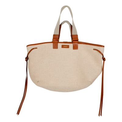 Wardy Pp0015Fa A1X38M Tas met Gevlochten Structuur en Leren Details Isabel Marant , Brown , Dames