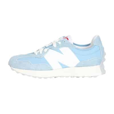 Wit en Blauw 327 Sneakers New Balance , Blue , Heren