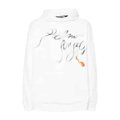 Witte Hoodie voor Heren Palm Angels , White , Heren