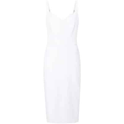 Witte Jurk voor Vrouwen Elisabetta Franchi , White , Dames