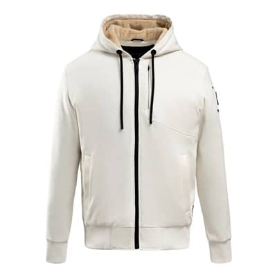 Witte Katoenen Jas Moose Knuckles , White , Heren