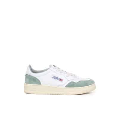 Witte Leren Sneakers Autry , White , Heren