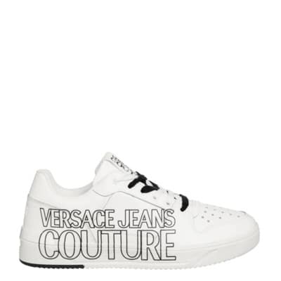 Witte Sneakers met Veters Versace Jeans Couture , White , Heren