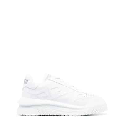 Witte Sneakers voor Heren Versace , White , Heren