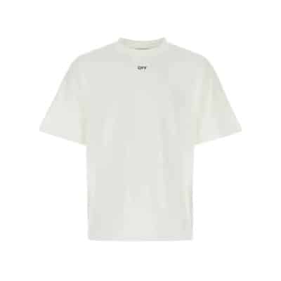 Witte T-shirts en Polos Off White , White , Heren