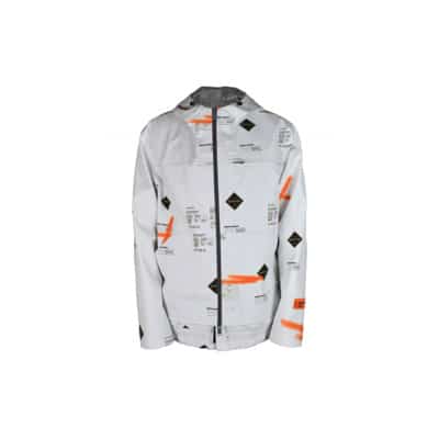 Witte Waterdichte Hoodie Jas Heron Preston , White , Heren