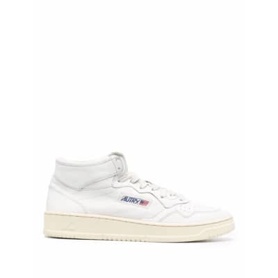 Witte platte schoenen Autry , White , Heren