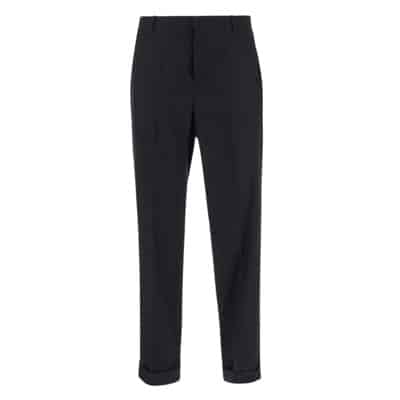 Wollen Logo Broek Balmain , Black , Heren