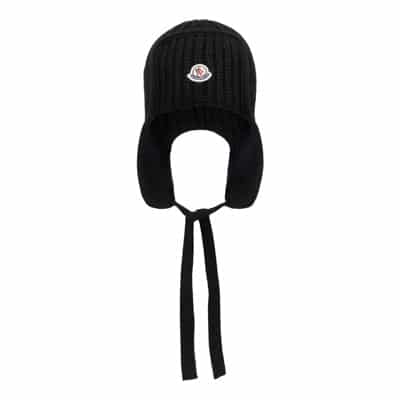 Wollen muts Moncler , Black , Dames