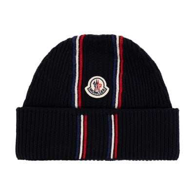 Wollen muts Moncler , Blue , Heren