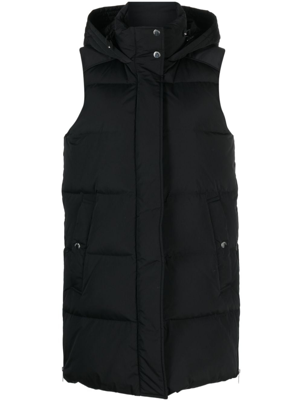 Woolrich Bodywarmer met capuchon - Zwart