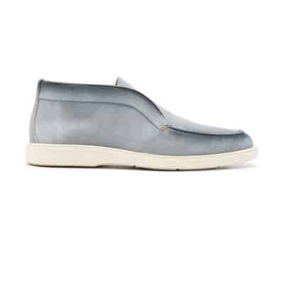 Z23 Lichtblauwe Loafers Santoni , Gray , Heren