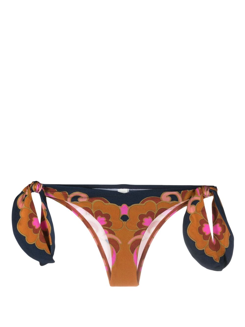 ZIMMERMANN August bikinislip met bloemenprint - Blauw