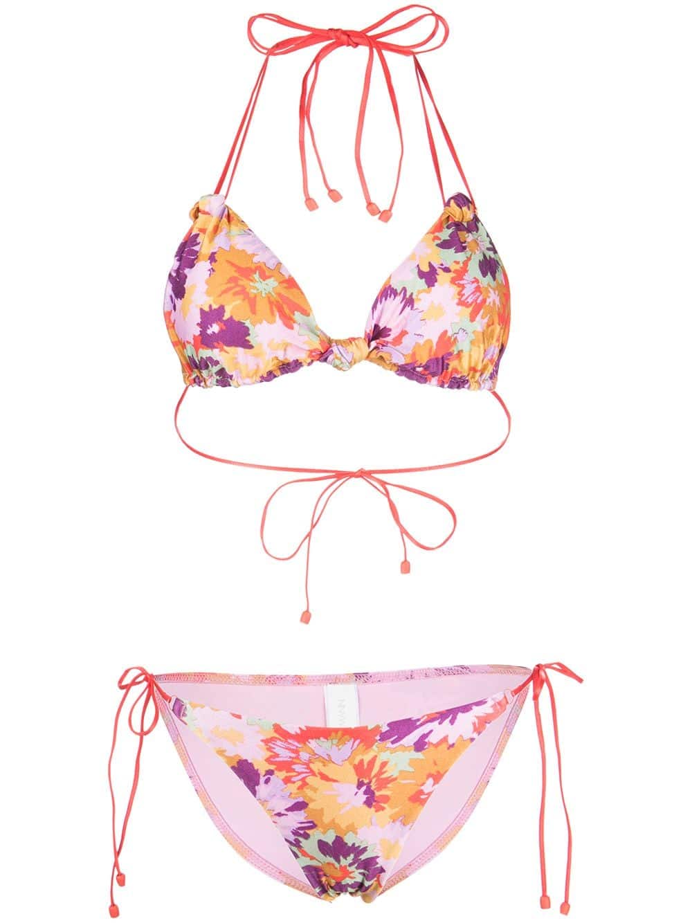 ZIMMERMANN Geknoopte bikini - Roze