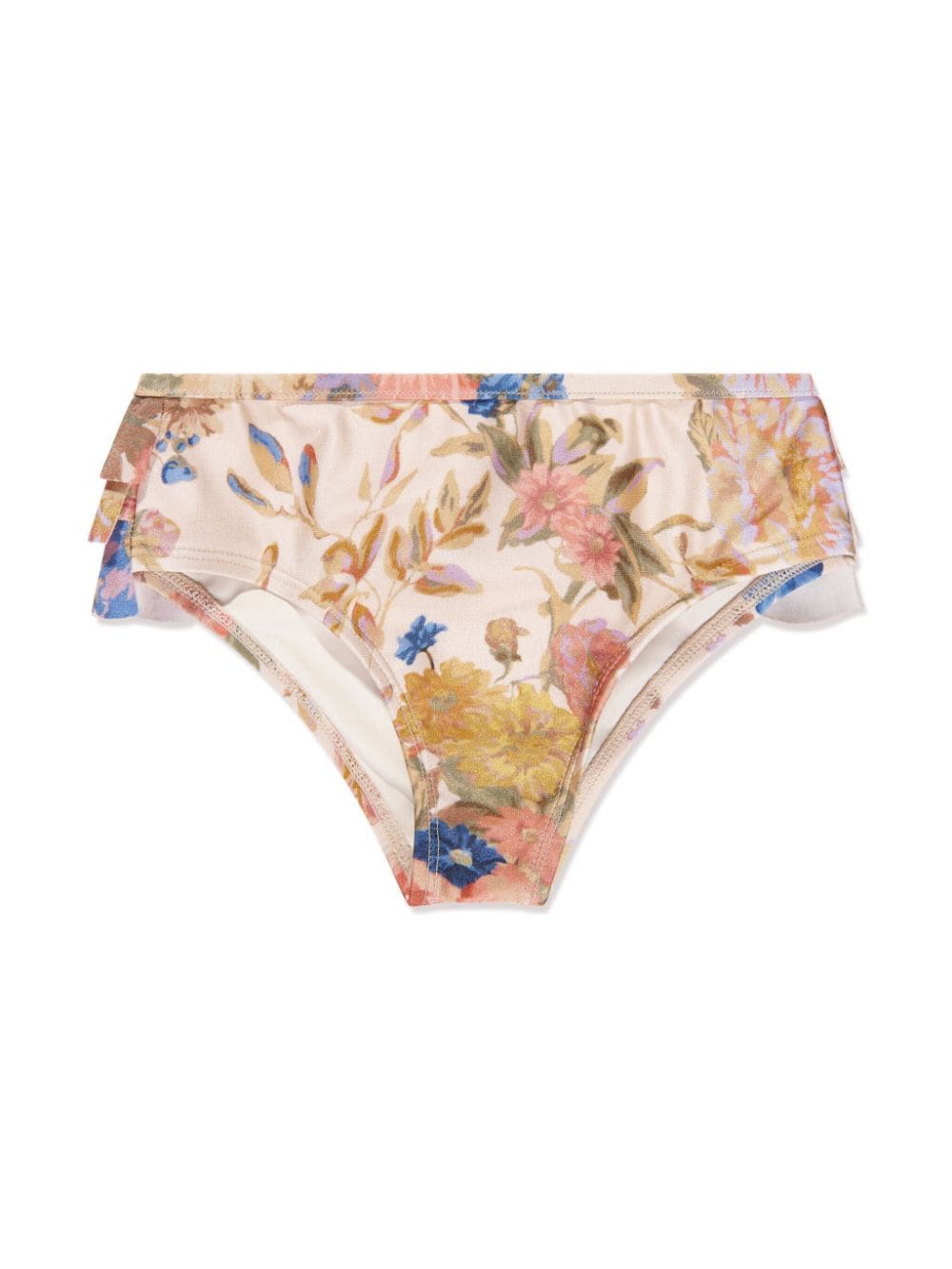 ZIMMERMANN Kids August bikinislip met bloemenprint - Beige