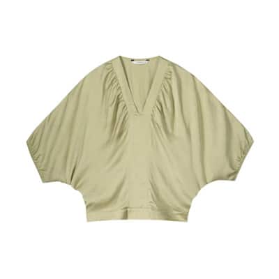 Zijdezachte Batwing Top Summum Woman , Green , Dames